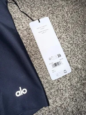 Alo Yoga Airlift Energy Short - Navy - Size S thumbnail 2