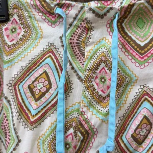 Bedhead Two Piece Pajama Set Size Large Fine Cotton Geometric Print Sleepwear PJ thumbnail 4