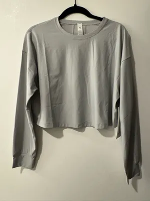 NWT LULULEMON - Seal Grey Muscle Love Long Sleeve - $68 - 6 thumbnail 1