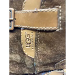UGG Brown Leather Boots Size 6 thumbnail 7