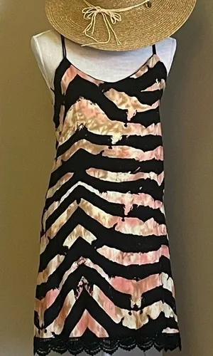 Reverse for Revolve Animal Print Dress with Black Lace Small NWT 💕 thumbnail 1