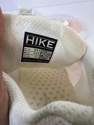 hike Women’s White Athletic Sneakers with Pink Mesh Details thumbnail 7