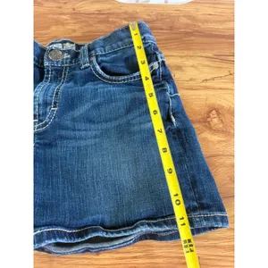 BKE Drew Denim Shorts Dark Wash Contrast Stitch Size 25‎ Americana Summer thumbnail 10