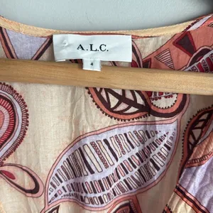 A.L.C. Frank Luna Cotton Smocked Waist Dress 4 thumbnail 7
