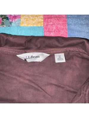 L.L.Bean $110 “Faded Brownwood” Women's M Brown Utility Jacket Size Med Outdoor thumbnail 3