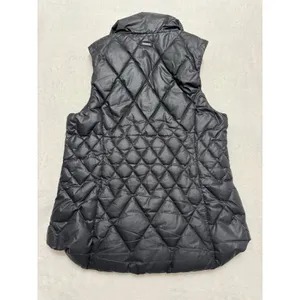 Athleta Womens Quilted Puffer Vest Full Zip Minimalist Black Size M thumbnail 5