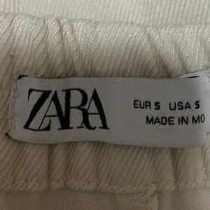 Zara Women's Beige Cream High Waisted Drawstring Flare Trousers Pants Size S thumbnail 4