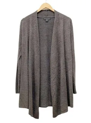 Barefoot Dreams Cardigan CozyChic Lite Island Wrap Light Brown Women’s Size XS/S thumbnail 2