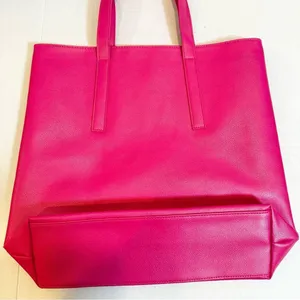 Juicy Couture Tote Bag Women's 16.5" x 15" Pink Gold‎ Studded Fully Lined NWOT thumbnail 4