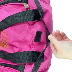 NWT Totes Isotoner Bright Pink Travel Carry On Duffle Bag Luggage thumbnail 11