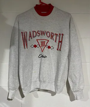 State mock neck crewneck vintage large thumbnail 1