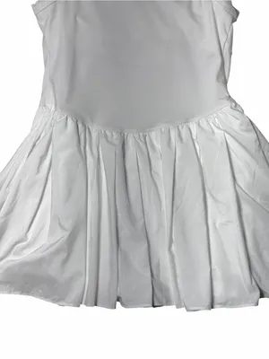 Free People Movement White Swing of Thing Tennis Dress Womens L thumbnail 7