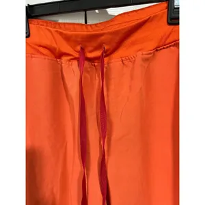 Figs Orange Red Drawstring Jogger Scrub Pants With Pockets For Women Size XL thumbnail 3