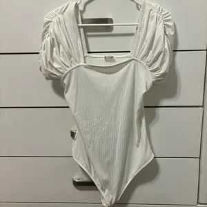 Free People Front Row Bodysuit White thumbnail 3
