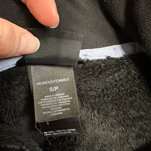 The North Face Black/Lavender Purple Plush Fleece Fuzzy Zip Up Jacket thumbnail 10