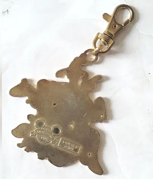 Vintage Disney Keychain 2008 Mickey Minnie Goofy Donald & Pluto Friends thumbnail 3
