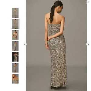 Anthropologie The Fleur Strapless Satin Maxi Slip Dress thumbnail 3