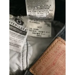 Levi's 501 Black Denim Distressed Cutoff Shorts Women's Size W27 thumbnail 7