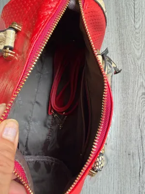 Red satchel bag thumbnail 8