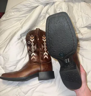 Pink Western Boots thumbnail 2