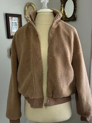 Woman’s Brown Teddy jacket  thumbnail 1