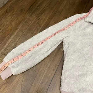 Fuzzy Teddy Jacket Gray Size L thumbnail 7