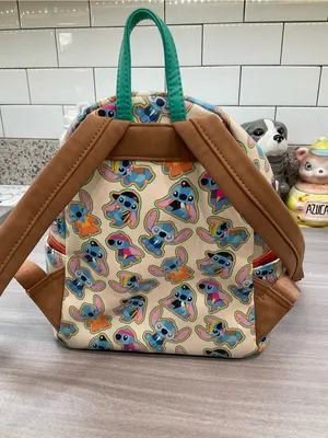 Loungefly Disney Lilo & Stitch Decade Outfits Mini Backpack‎ thumbnail 4
