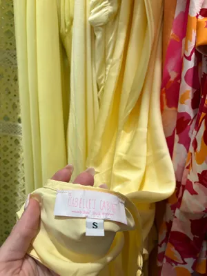 Isabelle's Cabinet Yellow Floor Lenth Dress thumbnail 3