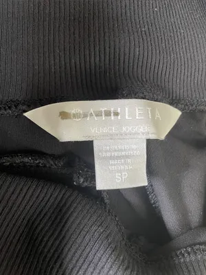 ATHLETA Venice Jogger Pants Travel Athleisure Yoga in Black Size S thumbnail 13