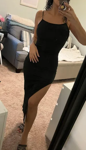Sexy Ribbed Bodycon Maxi Dress thumbnail 1