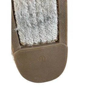 Tory Burch Beige‎ Blue Striped Fabric Espadrille Flat Slip-On Shoes 9.5 Designer thumbnail 6