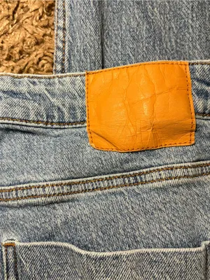 Zara Hand-Painted 8 Ball Flare Jeans Size 12 thumbnail 4