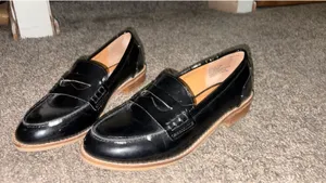 Steve Madden Loafers Black Women’s Chunky 7.5 thumbnail 1