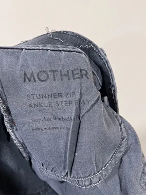 MOTHER The Stunner Zip Fly Ankle Step Fray Stretch Denim Jean Size 26 thumbnail 9