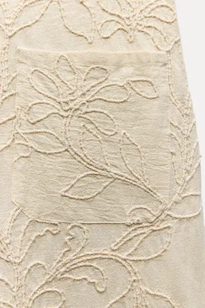 Zara NWT EMBROIDERED PANTS ZW COLLECTION. Size Medium thumbnail 4