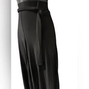 Jules & Leopold Classic Black Wide-Leg Below the Knee Pants Size M thumbnail 5