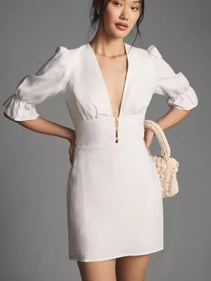 Reformation Simi Linen Dress thumbnail 1