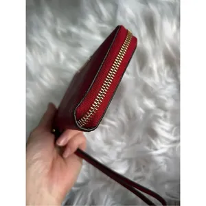 Michael Kors Wristlets Safiano Red Leather Wallet thumbnail 8