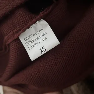 😍😍 Cutest Maroon Knit Long Asymmetrical Tube Top thumbnail 6