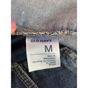 Old Navy The RockStar Denim Jacket Medium Wash Blue Stretch Trucker S/329261-07 thumbnail 3