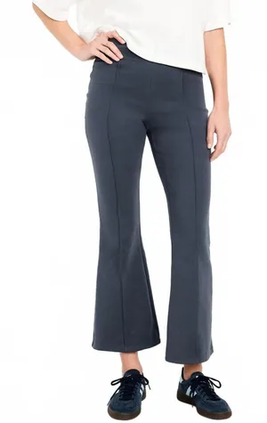 Tall High-Waisted Dynamic Fleece Crop Kick Flare Sweatpants Old Navy NWT Howlite thumbnail 1