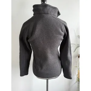 Patagonia Better Sweater 1/4 Zip Womens‎ Sz XS Gray Logo Pullover thumbnail 3