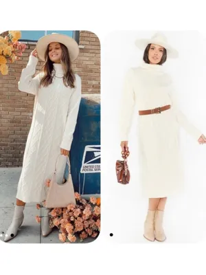NWT Show Me Your Mumu Montreal Cable Knit Midi Dress Women's M Cream Coastal thumbnail 2