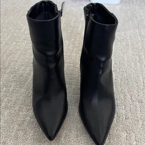 Steve Madden Black Pointy Toe Booties thumbnail 4