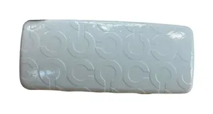 Coach White Patent Leather Embossed Signature C Hard Eyeglass Sunglasses Case thumbnail 1