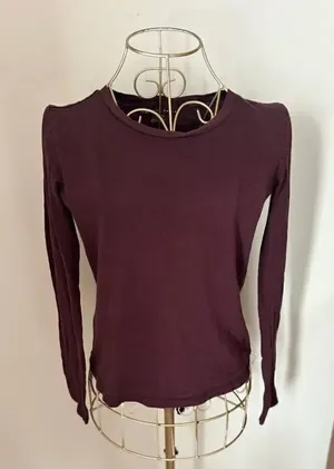 American Eagle Long Sleeve Tee Size XS Cotton Modal thumbnail 1