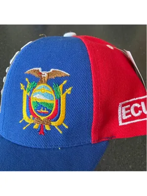 Ecuador Tricolor Embroidered Baseball Flag Shield Cap New Cup World 2026 thumbnail 9