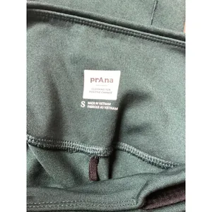 prAna Women Green High Waisted Yoga Leggings Athletic Tights Size Small thumbnail 4