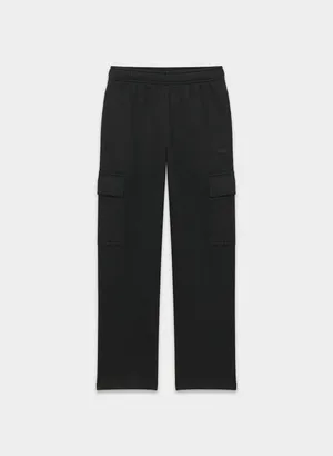 Black Aritzia Cozy Fleece Mega Cargo Sweatpants thumbnail 1