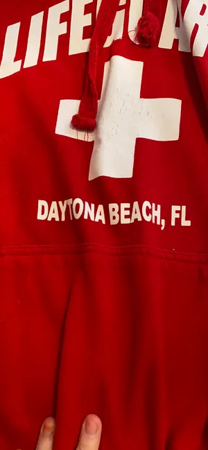 Red Lifeguard Sweatshirt thumbnail 2